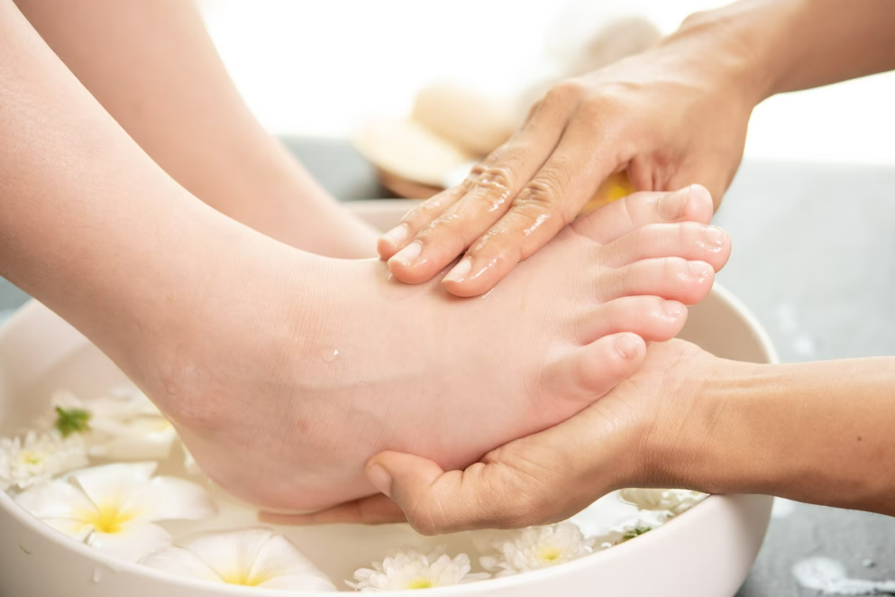 Walking on air - products to support pedicures and foot treatments