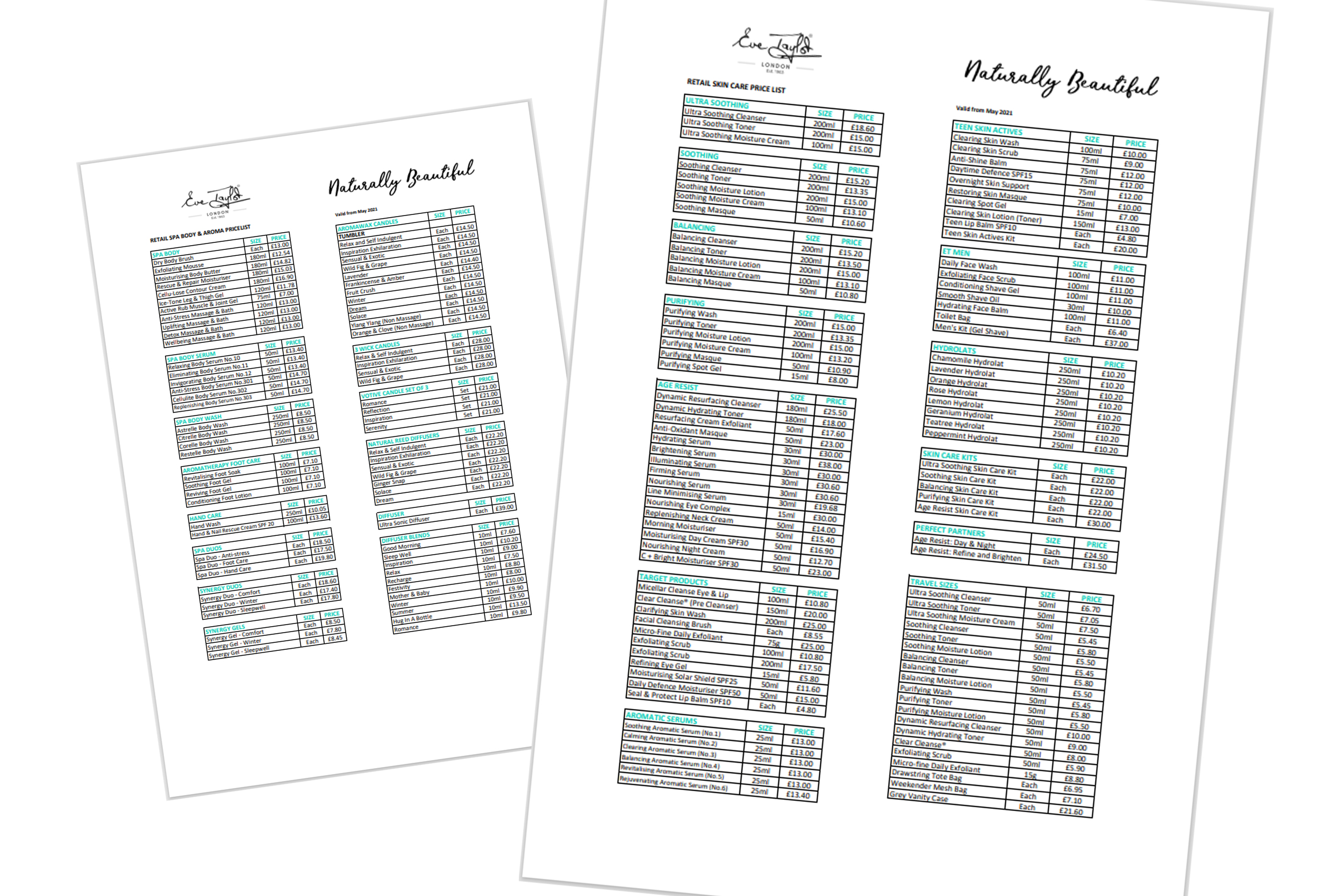 Retail Pricelists 2025