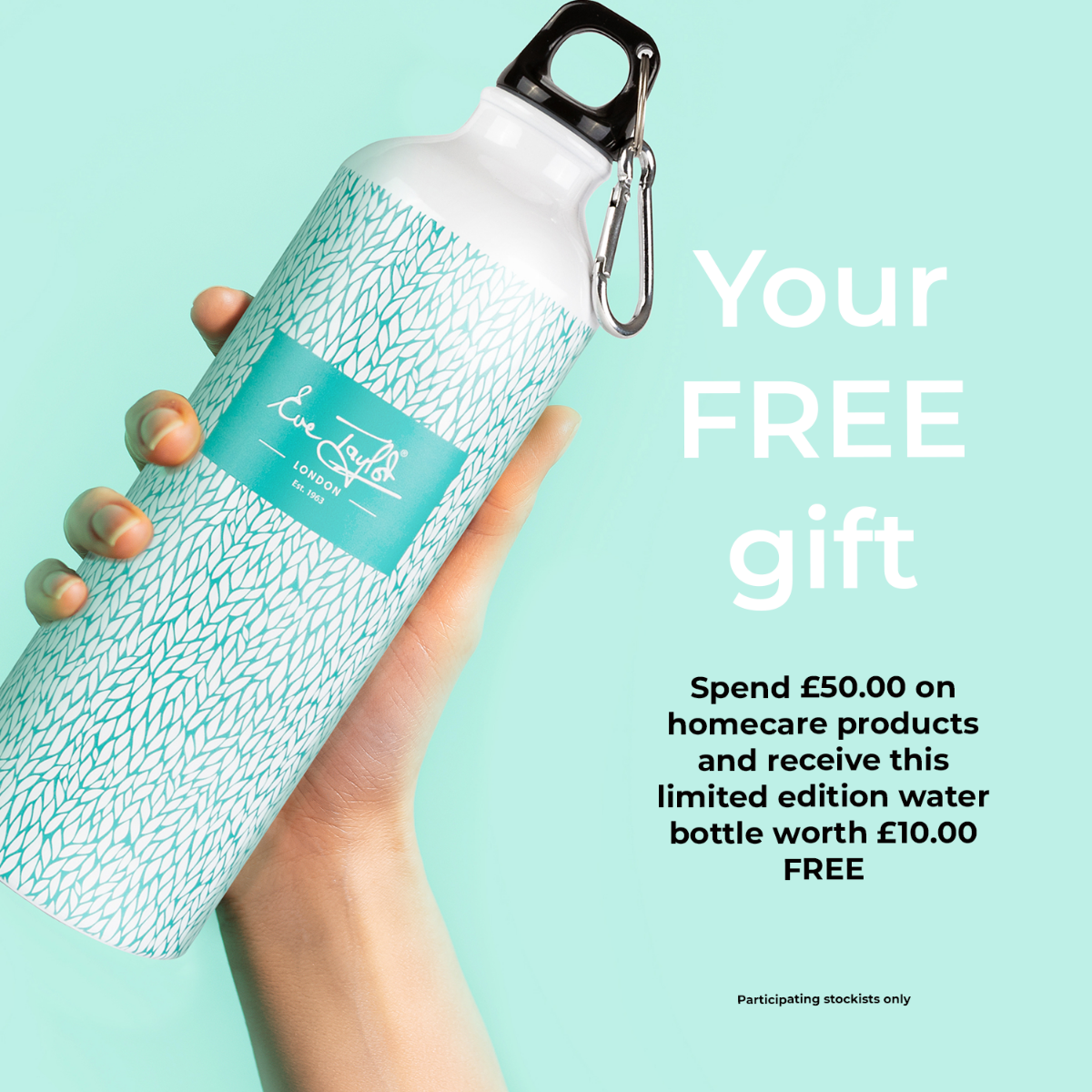 Water Bottle Promotion -  Gift with Purchase (GWP) 